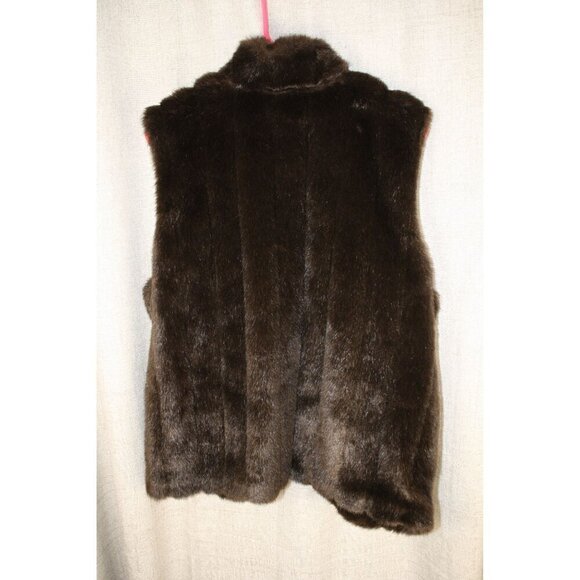 Women's JC Collection By Connie Faux Fur Vest - Picture 5 of 5